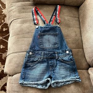 Levi’s Little Girls Shortalls/Overall Shorts